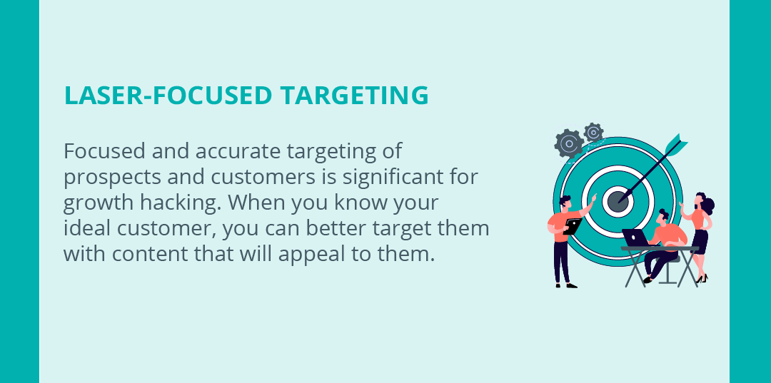 Focussing on targeting messaging for growth hacking