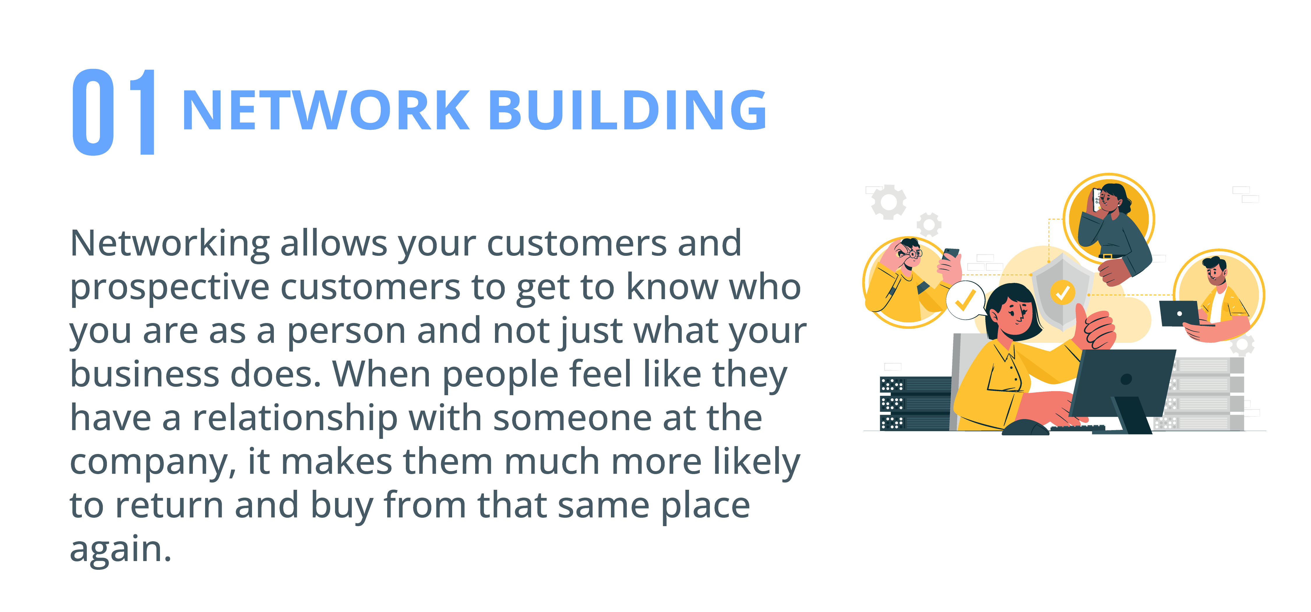 Network Building to improve Customer Relationships